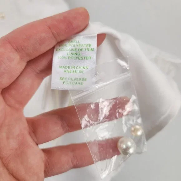 Lilly Pulitzer Dress Womens 12 Resort White Nicci Pinwheel Organza Floral Lace - Picture 12 of 16